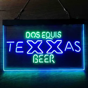 Dos Equis Texas Beer Neon-Like LED Sign