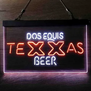 Dos Equis Texas Beer Neon-Like LED Sign