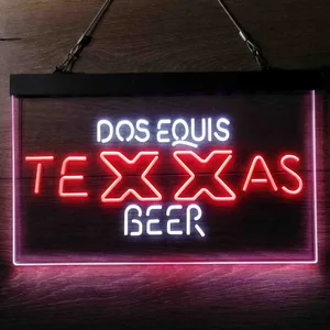 Dos Equis Texas Beer Neon-Like LED Sign