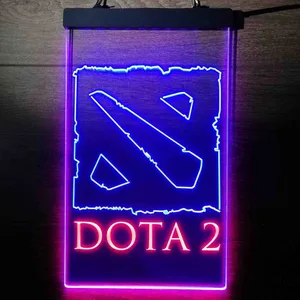 Dota 2 Logo Neon-Like LED Sign