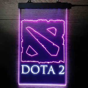 Dota 2 Logo Neon-Like LED Sign