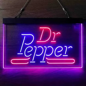 Dr. Pepper Banner Neon-Like LED Sign
