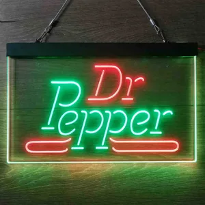 Dr. Pepper Banner Neon-Like LED Sign