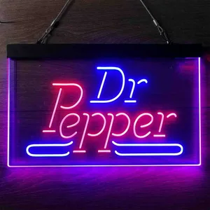 Dr. Pepper Banner Neon-Like LED Sign