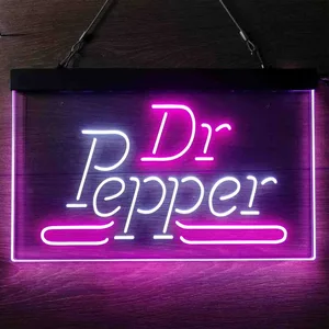 Dr. Pepper Banner Neon-Like LED Sign