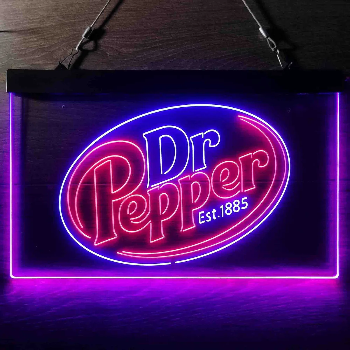 Dr. Pepper Logo Neon-Like LED Sign