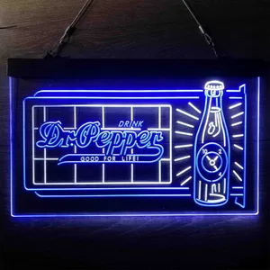 Dr. Pepper Novelty Bottle Neon-Like LED Sign