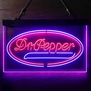 Dr. Pepper Plain Logo Neon-Like LED Sign