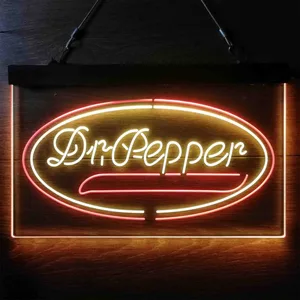 Dr. Pepper Plain Logo Neon-Like LED Sign