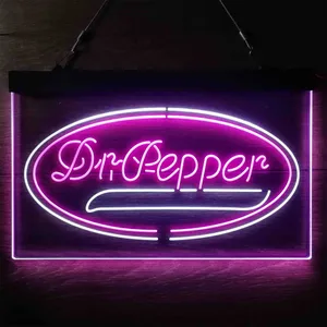 Dr. Pepper Plain Logo Neon-Like LED Sign