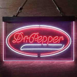 Dr. Pepper Plain Logo Neon-Like LED Sign