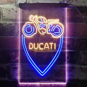 Ducati Motorcycle Neon-Like LED Sign