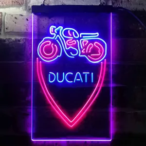 Ducati Motorcycle Neon-Like LED Sign