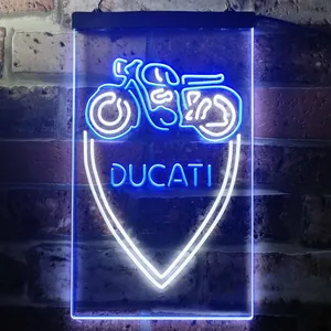 Ducati Motorcycle Neon-Like LED Sign