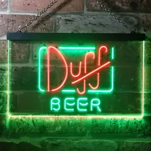 Duff Logo 1 Neon-Like LED Sign