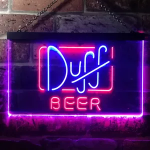 Duff Logo 1 Neon-Like LED Sign