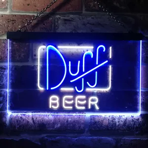 Duff Logo 1 Neon-Like LED Sign