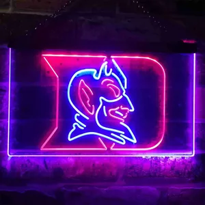 Duke Blue Devils Logo Neon-Like LED Sign