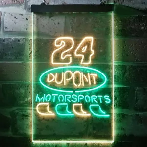 Dupont Motorsports 24 Neon-Like LED Sign