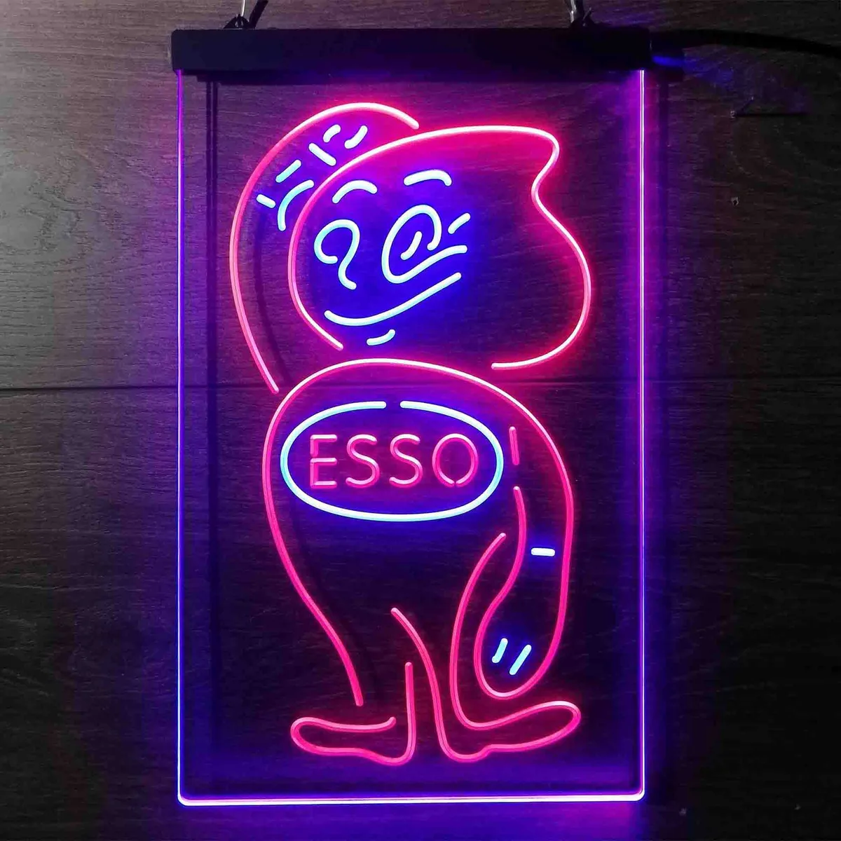 Esso Oil Drop Logo Neon-Like LED Sign