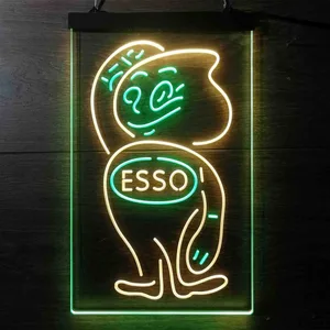 Esso Oil Drop Logo Neon-Like LED Sign