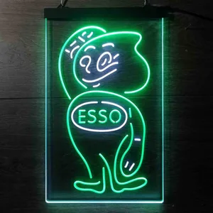 Esso Oil Drop Logo Neon-Like LED Sign