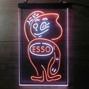 Esso Oil Drop Logo Neon-Like LED Sign