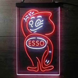 Esso Oil Drop Logo Neon-Like LED Sign