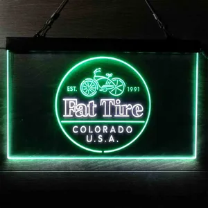 Fat Tire Logo Neon-Like LED Sign