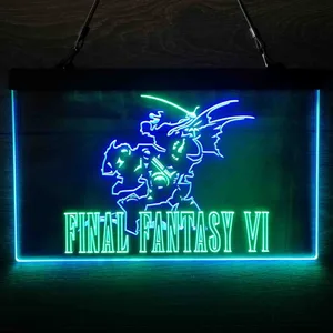 Final Fantasy VI Neon-Like LED Sign