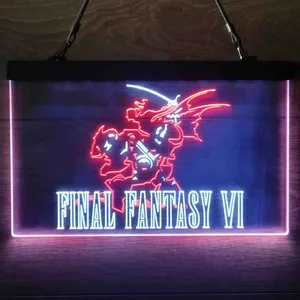 Final Fantasy VI Neon-Like LED Sign