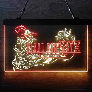 Final Fantasy X International Neon-Like LED Sign