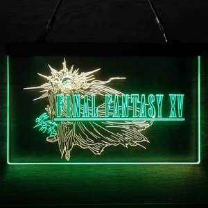 Final Fantasy XV Neon-Like LED Sign