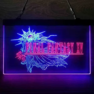 Final Fantasy XV Neon-Like LED Sign