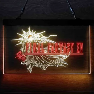 Final Fantasy XV Neon-Like LED Sign
