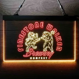 Firestone Walker Brewing Company Logo Neon-Like LED Sign