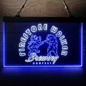 Firestone Walker Brewing Company Logo Neon-Like LED Sign