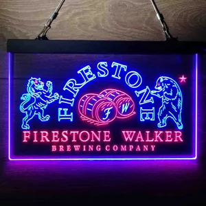 Firestone Walker Brewing Company Vintage Neon-Like LED Sign
