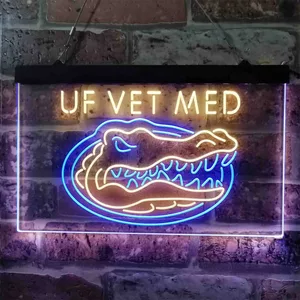 Florida Gators VET MED Neon-Like LED Sign