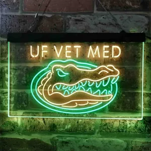 Florida Gators VET MED Neon-Like LED Sign