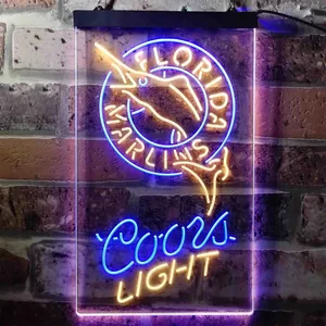 Florida Marlins Coors Light Neon-Like LED Sign