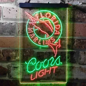 Florida Marlins Coors Light Neon-Like LED Sign