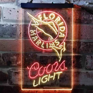 Florida Marlins Coors Light Neon-Like LED Sign