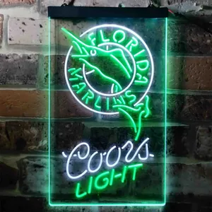 Florida Marlins Coors Light Neon-Like LED Sign