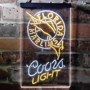 Florida Marlins Coors Light Neon-Like LED Sign
