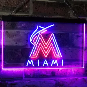 Florida Marlins Logo 1 Neon-Like LED Sign