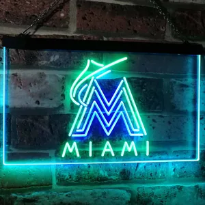 Florida Marlins Logo 1 Neon-Like LED Sign
