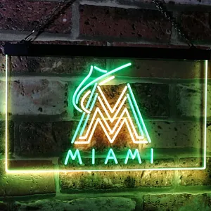 Florida Marlins Logo 1 Neon-Like LED Sign