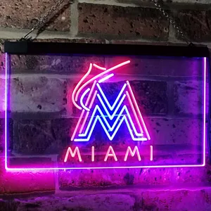 Florida Marlins Logo 1 Neon-Like LED Sign
