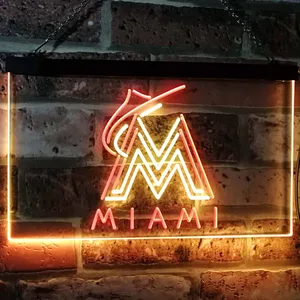Florida Marlins Logo 1 Neon-Like LED Sign